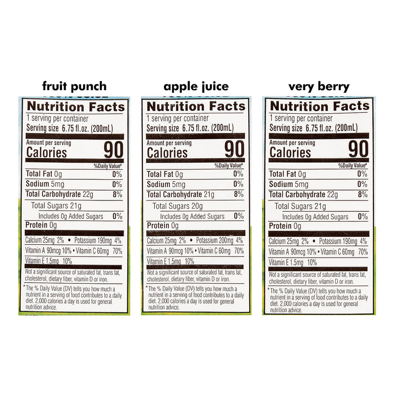 Apple & Eve 100% Juice Variety Pack, No Sugar Added, 6.75 oz., 36/Pack (900-00051)