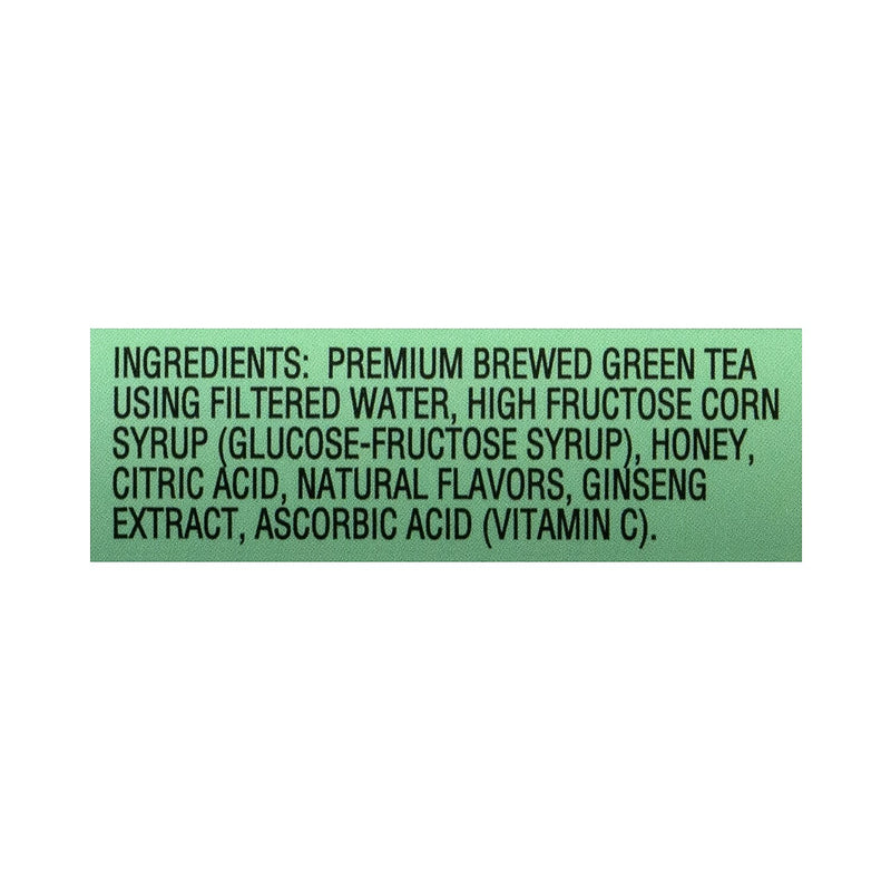 Arizona Green Tea Ginseng and Honey, 16 Oz., 24/Pack (900-00086)
