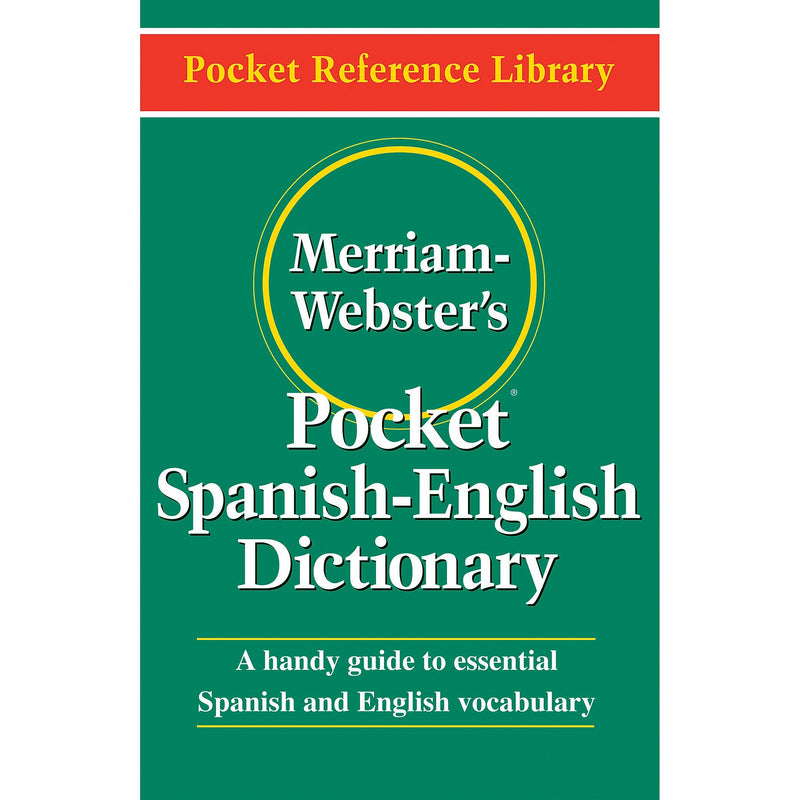 Merriam-Webster's Pocket Spanish-English Dictionary (Pocket Reference Library), Paperback (MW-5193)