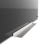 U Brands Glass Dry Erase Board, 70" x 47", Black Surface, Frameless (173U00-01)