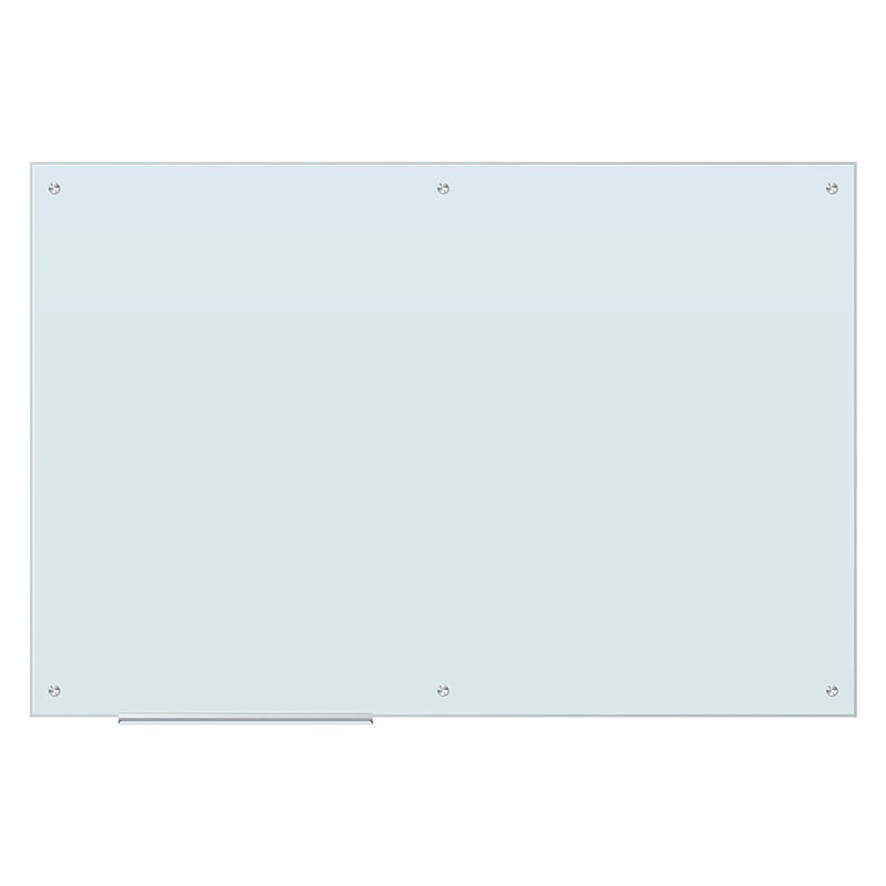 U Brands Magnetic Glass Dry Erase Board, Frameless, 6' x 4" (2301U00-01)