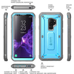 i-Blason SUPCASE Galaxy S9 Plus Case Full-body Rugged Holster Case WITH Screen Protector, for S9 Plus 2018 Release, Blue