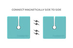 Function101 Cable Blocks Magnetic Cable Management System, Light Blue, 4/Pack (F101-CBBLU)