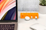 Function101 Cable Blocks Magnetic Cable Management System, Orange, 4/Pack (F101-CBORG)