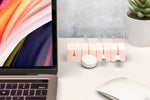 Function101 Cable Blocks Magnetic Cable Management System, Pink, 4/Pack (F101-CBPNK)