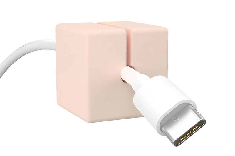 Function101 Cable Blocks Magnetic Cable Management System, Pink, 4/Pack (F101-CBPNK)