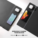 JOURNEY ALTI Wireless Charging Desk Mat, 26.8" x 14.6", Black (JWCDMBK)