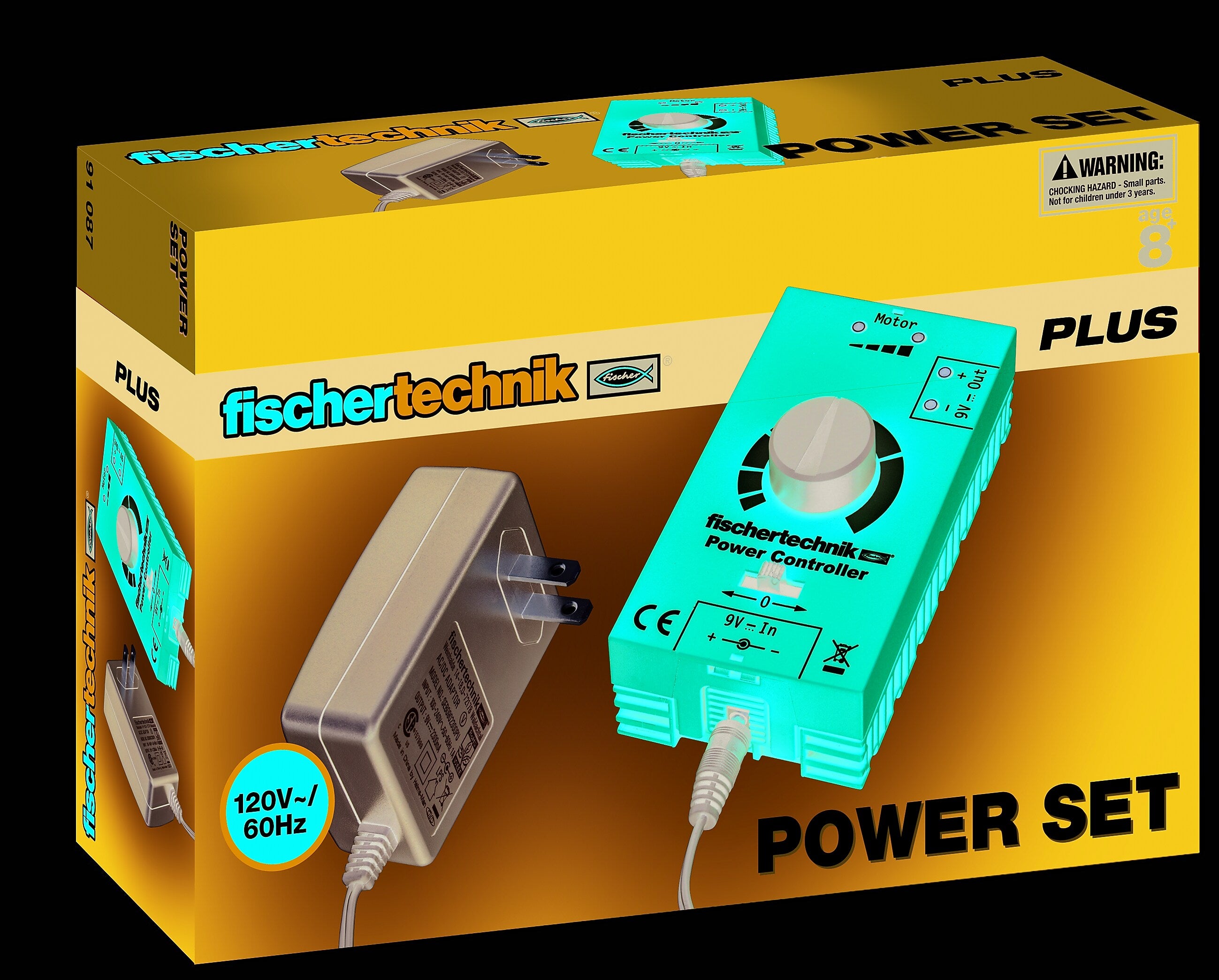 Fischertechnik Plus Power Set, Power Supply and Variable Control Unit (91087)