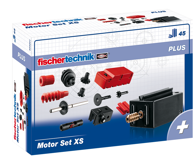 Fischertechnik Plus Motor Set XS, 45 piece accessory set (505281)
