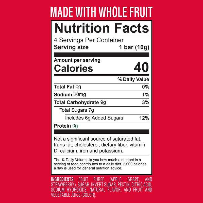 Slice Fruit on the Go Strawberry, 1.4 oz., 12/Pack (220-02259)