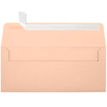 JAM Paper Self Seal Business Envelope, 4 1/8 x 9 1/2, Blush Pink, 50 Pack (4860-114-50)