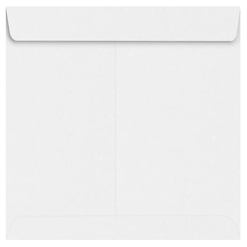 JAM Paper Self Seal Business Envelope, 8 1/2 x 8 1/2, 70lb, White, 50 Pack (10977-50)