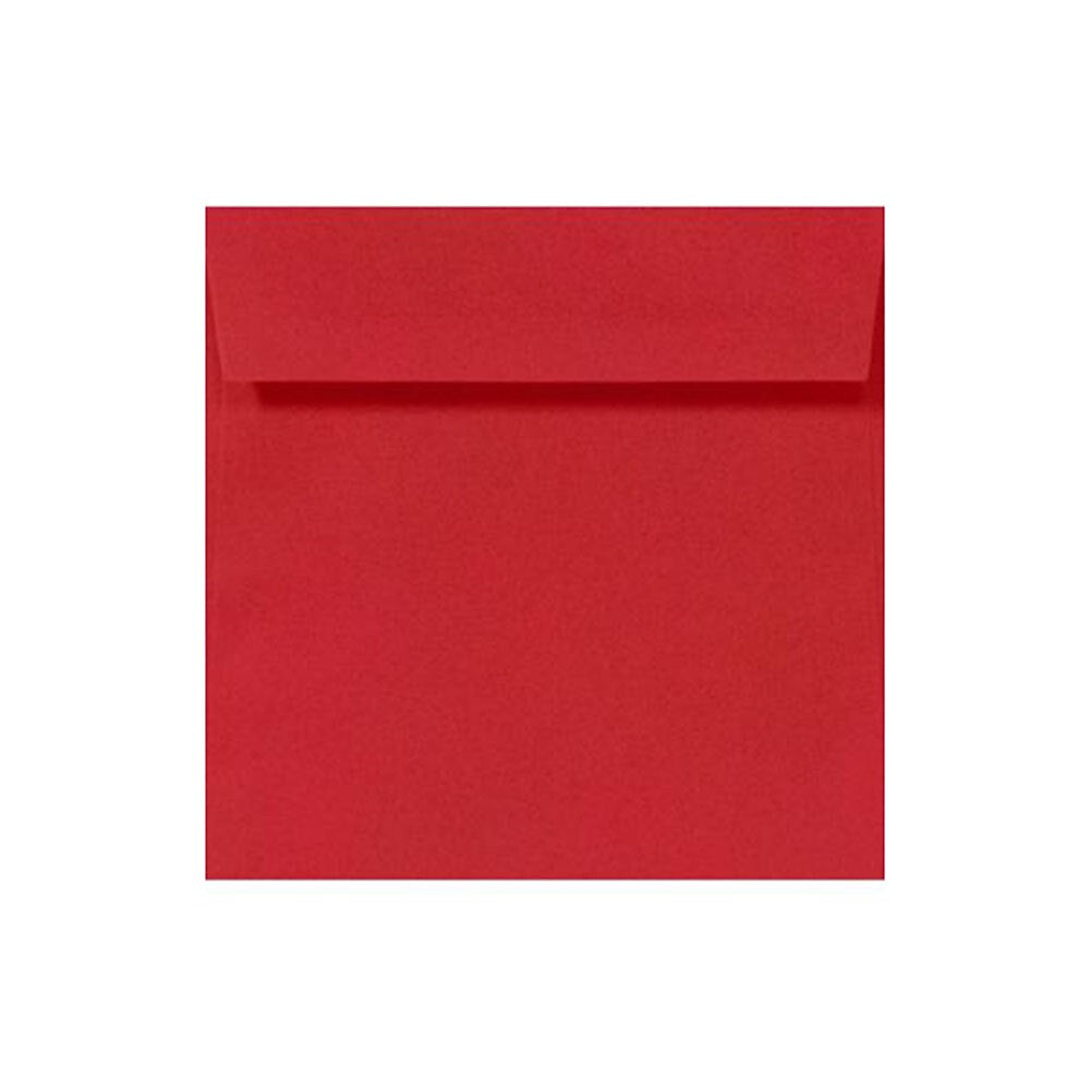 JAM Paper Self Seal Invitation Envelope, 5 1/4 x 5 1/4, Ruby Red, 500/Pack (LUX-8510-18-500)