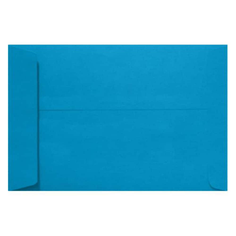 JAM Paper 10 x 13 Open End Envelopes, Pool Blue, 500/Pack (4897-102-500)