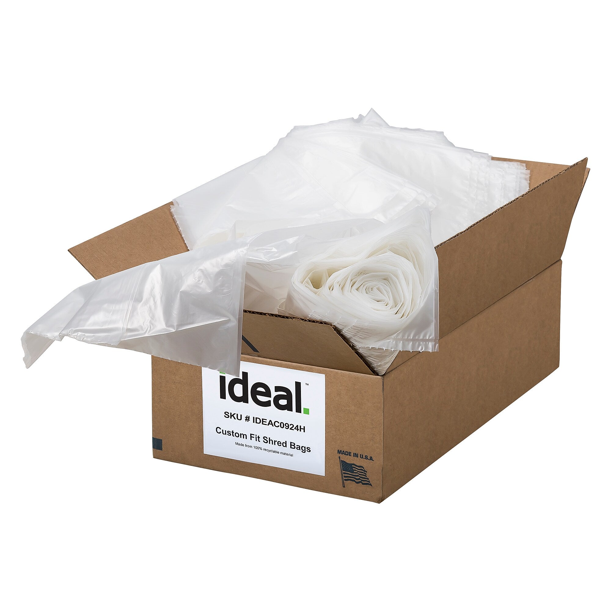 IDEAL Shredder Bags 40" x 58", 45/Box (IDEAC0924H)