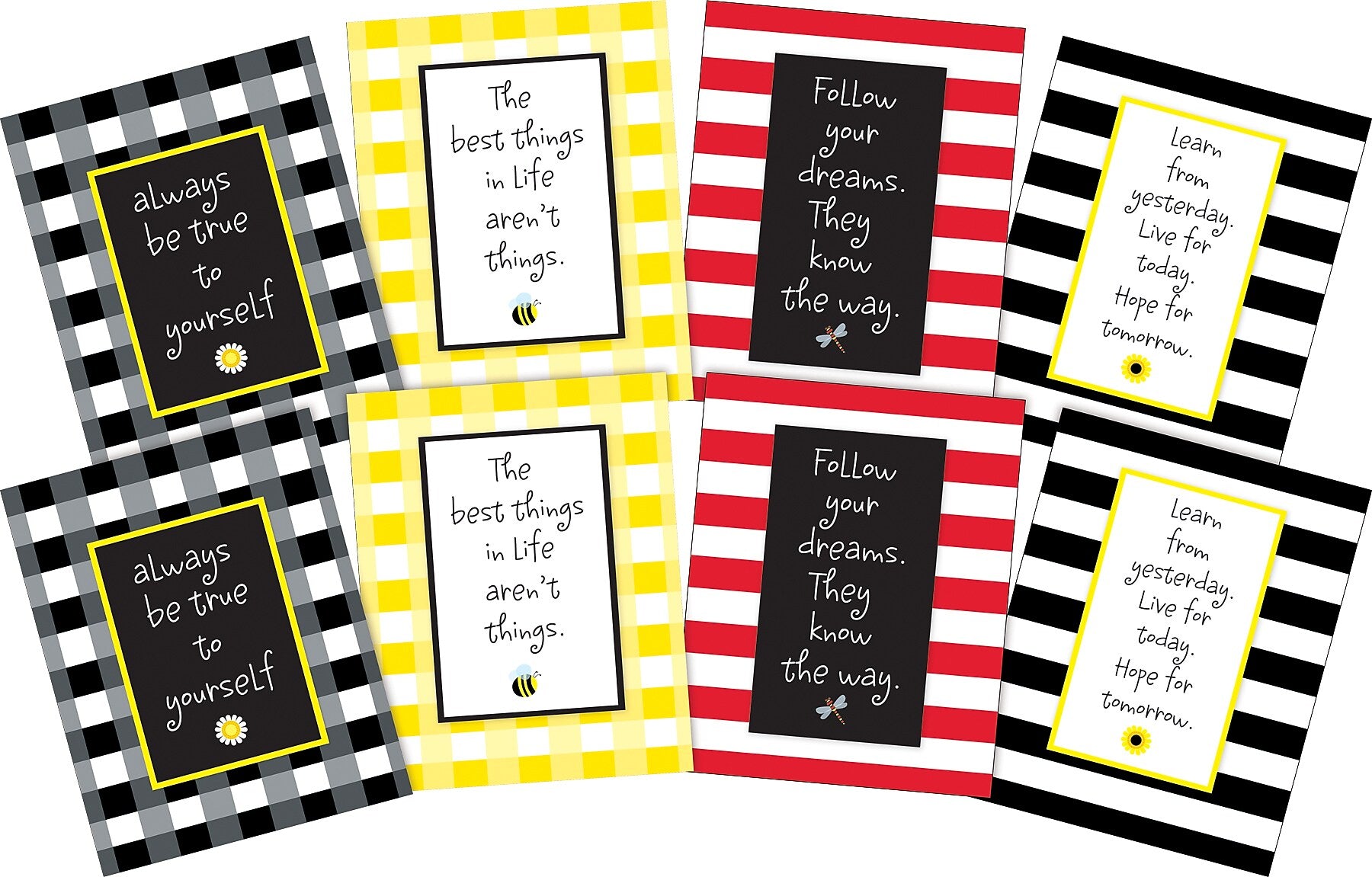 Barker Creek 8" x 10" Be True to Yourself Posters, 8/Set (4178)