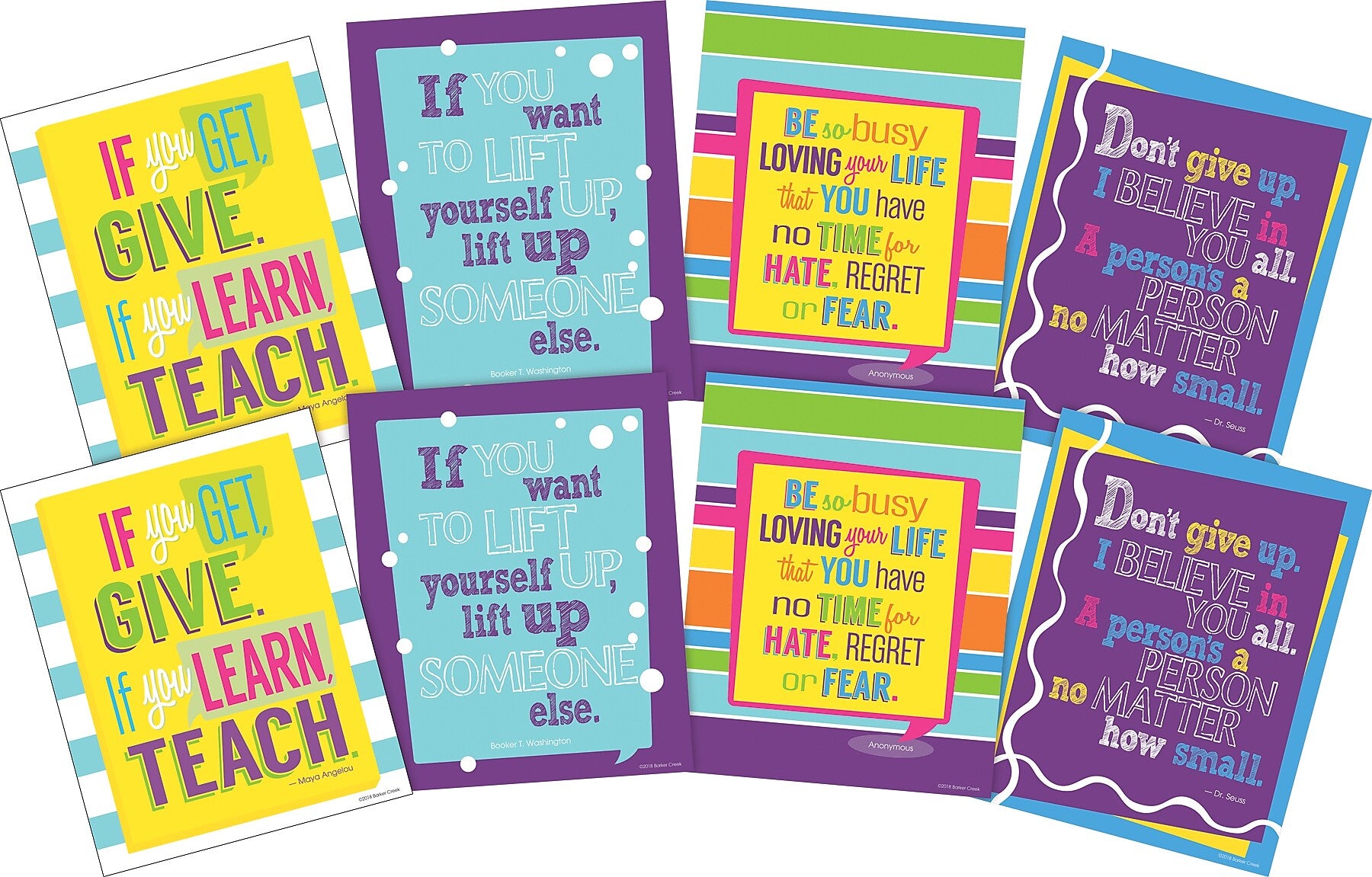 Barker Creek 8" x 10" I Believe In You Posters, 8/Set (4179)