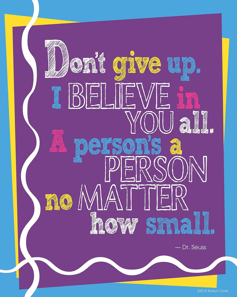 Barker Creek 8" x 10" I Believe In You Posters, 8/Set (4179)