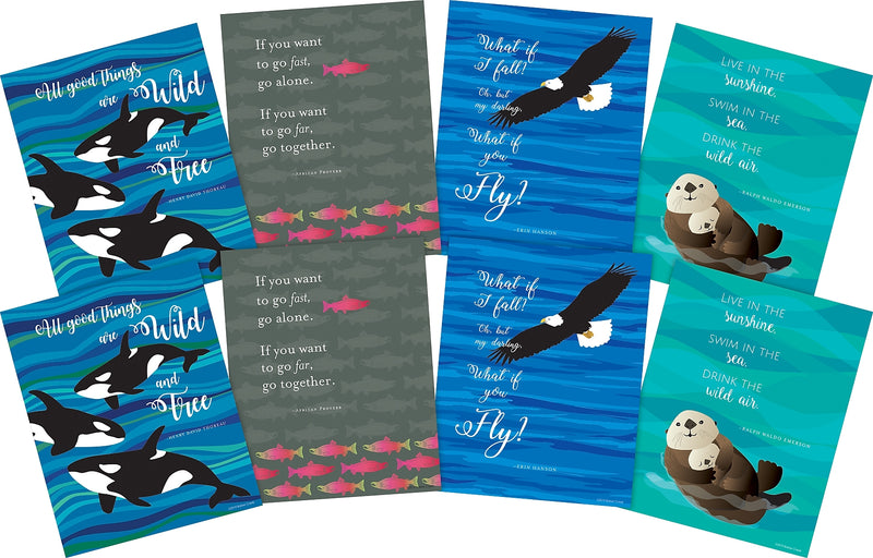 Barker Creek 8" x 10" What if You Fly Posters, 8/Set (4182)