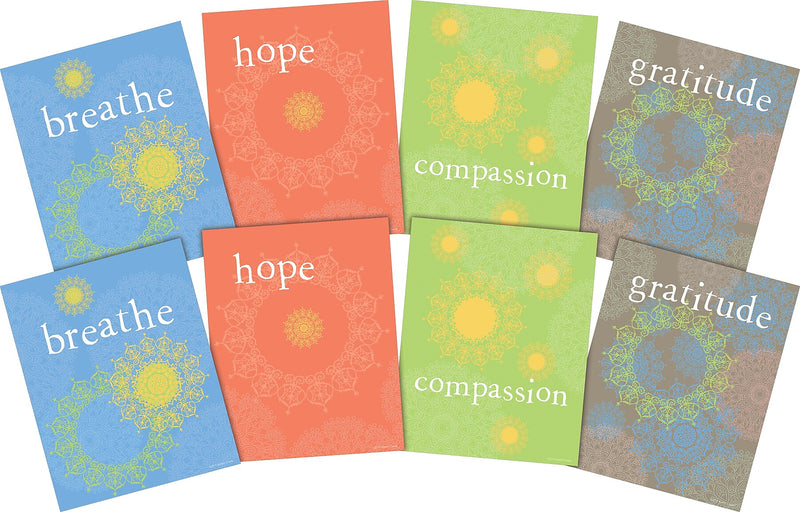 Barker Creek 8" x 10" Mindfulness Posters, 8/Set (4184)