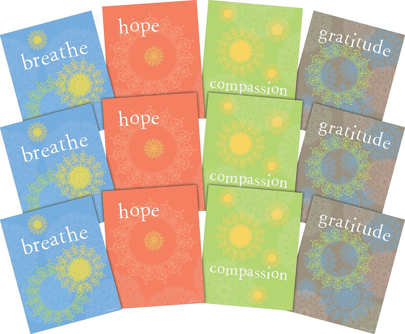 Barker Creek 8" x 10" Mindfulness Posters, 12/Set (4199)