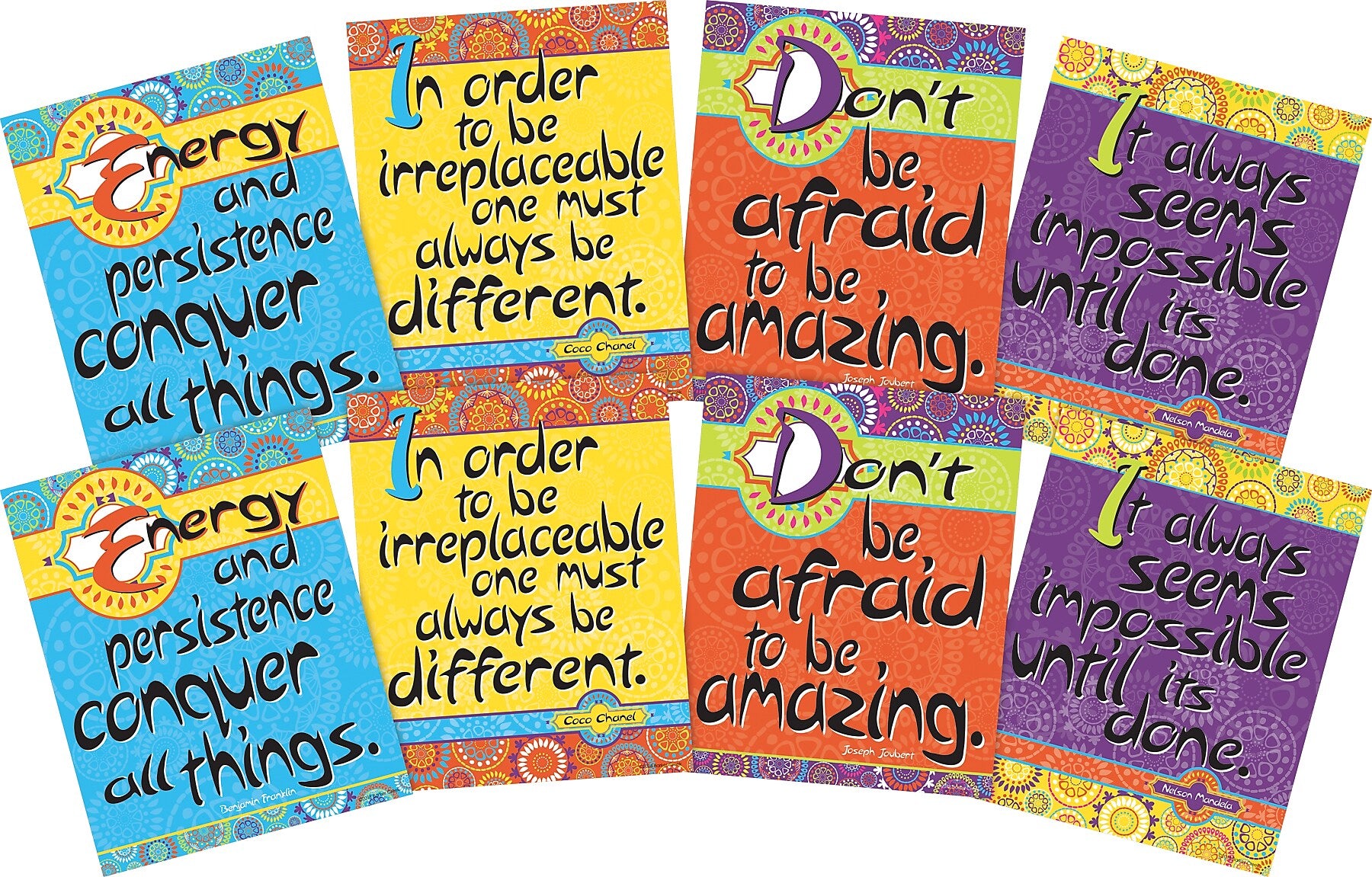 Barker Creek 8" x 10" Be Amazing Posters, 8/Set (4201)