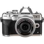Olympus OM-D E-M10 Mark IV 20.3 Megapixel Mirrorless Camera with 14-42mm EZ Lens, Silver (V207132SU000)