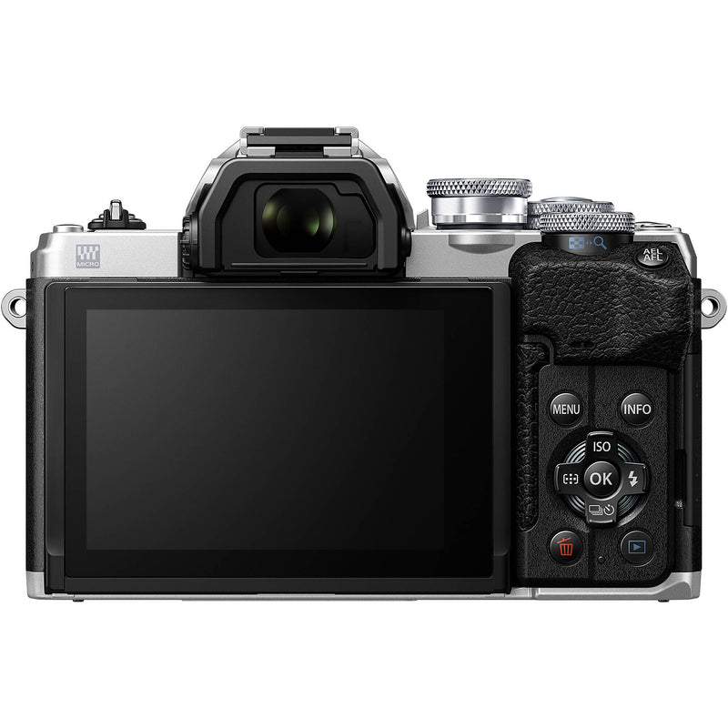 Olympus OM-D E-M10 Mark IV 20.3 Megapixel Mirrorless Camera with 14-42mm EZ Lens, Silver (V207132SU000)
