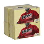 Brawny Professional Nylon Dusting Wipers, 24" x 24", Yellow, 200 Wipers/Box (29624)