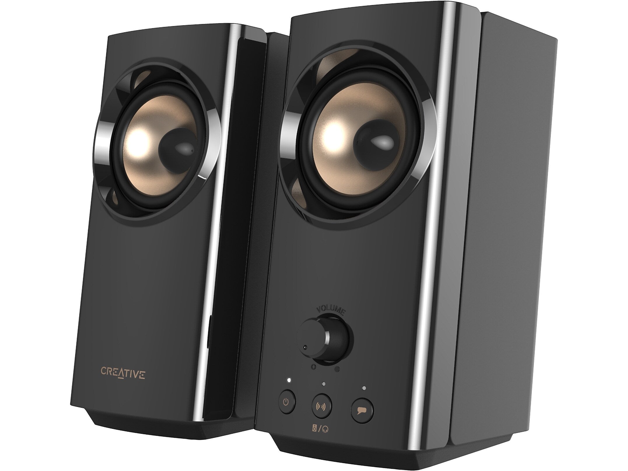 Creative T60 Computer Speakers, Black (51MF1705AA000)