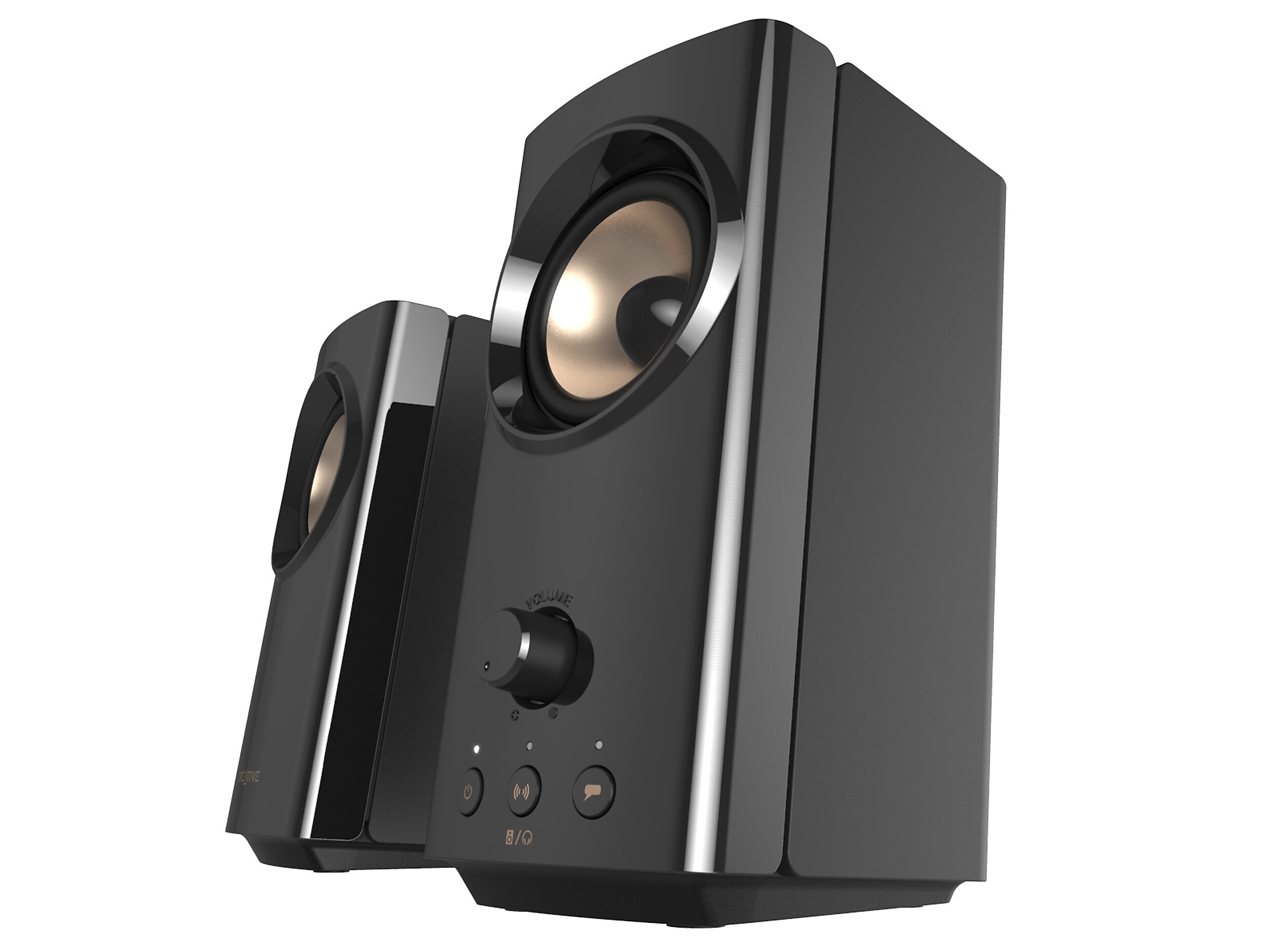 Creative T60 Computer Speakers, Black (51MF1705AA000)