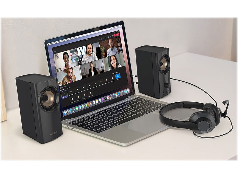 Creative T60 Computer Speakers, Black (51MF1705AA000)