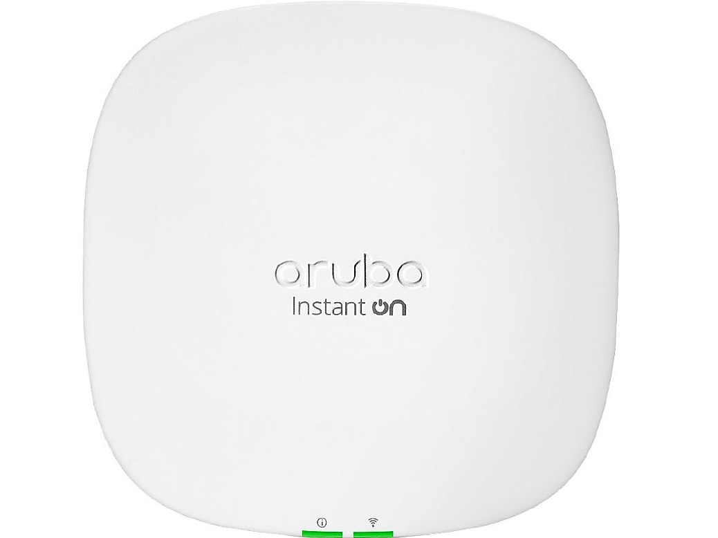Aruba Instant On AP25 AX 2.5Gbps Dual Band PoE Wi-Fi 6 Access Point, White (R9B27A)