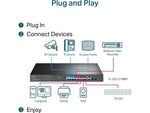 TP-LINK 18-Port Gigabit Ethernet PoE Unmanaged Switch, Black (TL-SG1218MP)