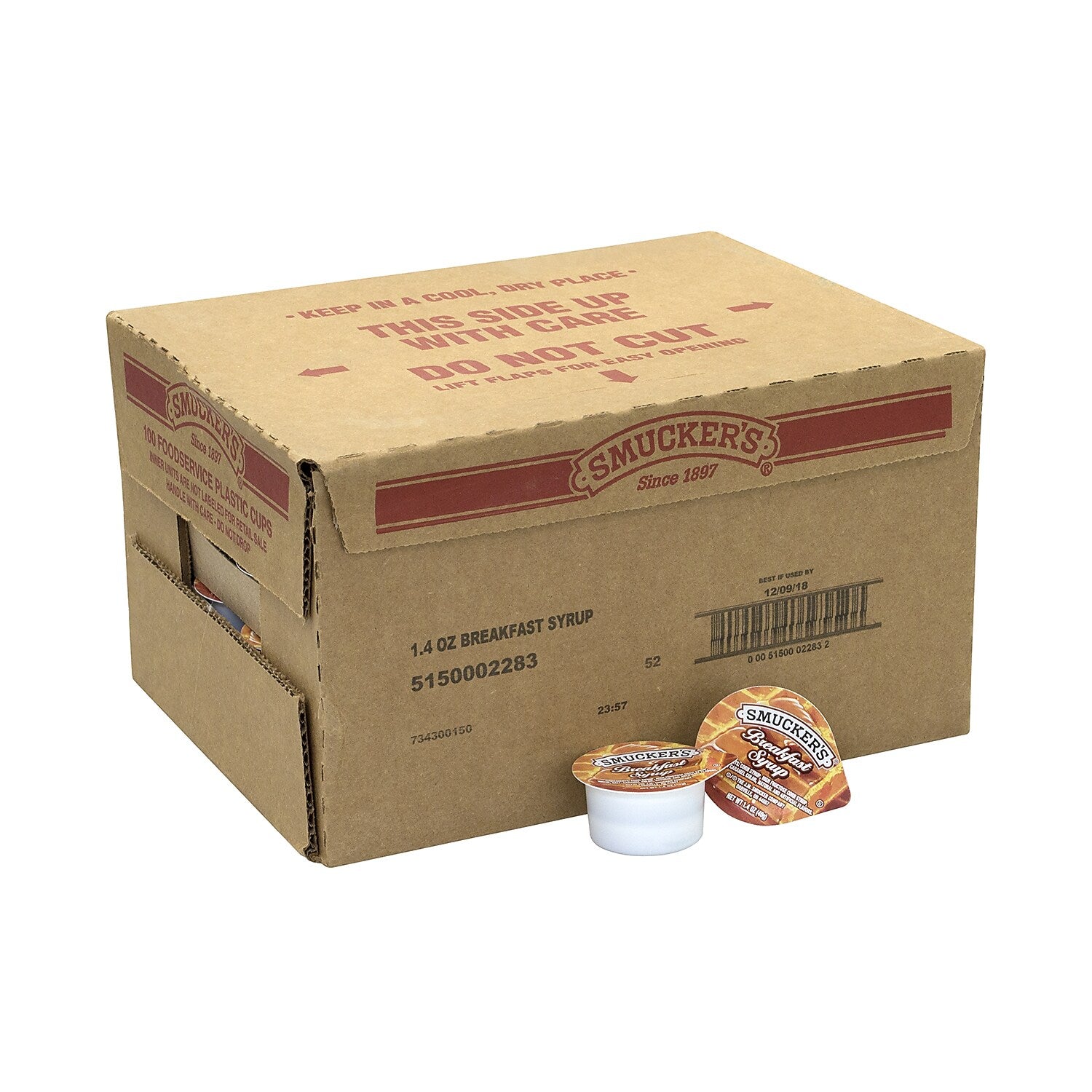 Smucker's Breakfast Syrup Single Serve Packs, 1.4 oz., 100/Pack (307-00029)
