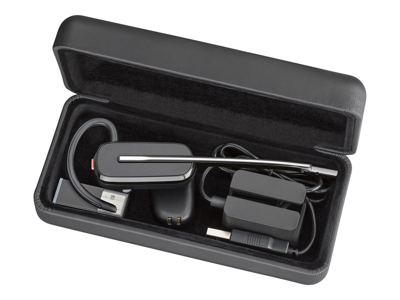 Poly Savi 8245 Office Series DECT Wireless Bluetooth In-Ear Headset, UC Certified, Black (7W6B6AA#ABA)