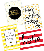 Barker Creek Hello! You're Awesome & Shine on! Posters, 4/Set (BC3604)