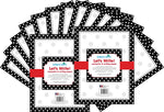 Barker Creek Dots Computer Paper, 8.5" x 11", 60 lbs., Black/White, 100 Sheets/Pack (BC3609)