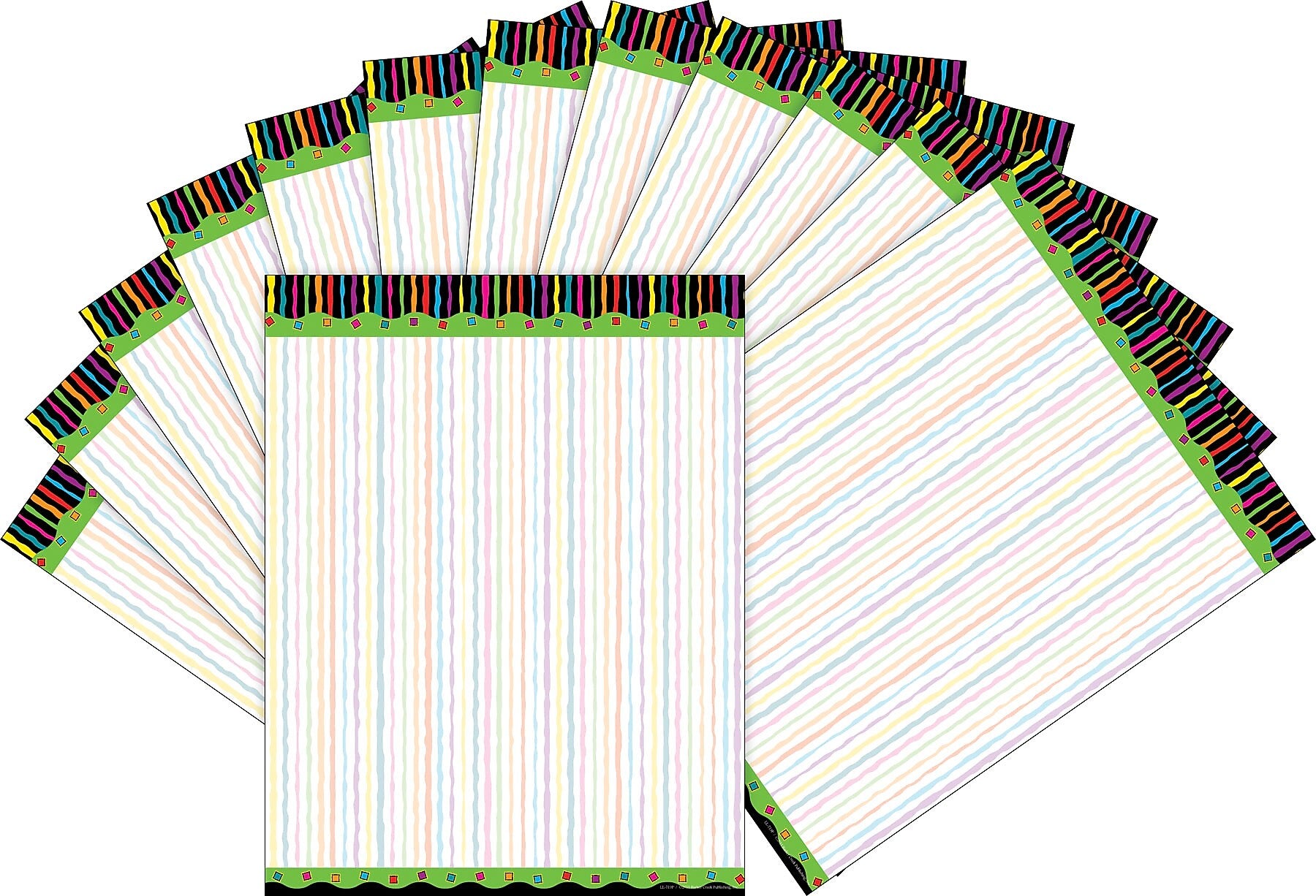 Barker Creek Neon Computer Paper, 8.5" x 11", 60 lbs., Multicolored, 100 Sheets/Pack (BC3610)