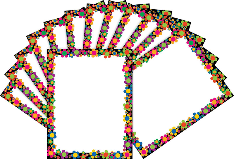 Barker Creek Neon Computer Paper, 8.5" x 11", 60 lbs., Multicolored, 100 Sheets/Pack (BC3617)
