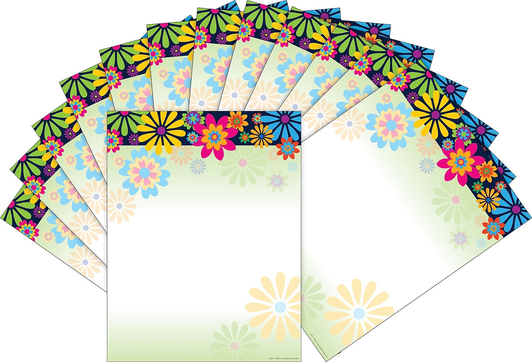 Barker Creek Italy Computer Paper, 8.5" x 11", 60 lbs., Multicolored, 100 Sheets/Pack (BC3618)