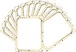 Barker Creek Gold Computer Paper, 8.5" x 11", 60 lbs., Multicolored, 100 Sheets/Pack (BC3624)