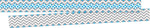 Barker Creek Double-Sided Border, 35" x 3", Gray & Blue Chevron, 24/Pack (BC3657)