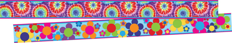 Barker Creek Double-Sided Border, 35" x 3", Tie-dye, 24/Pack (BC3662)