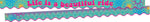 Barker Creek Double-Sided Scalloped Border with Quote, 36" x 2.25", Life is Beautiful, 26/Pack (BC3700)
