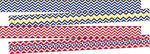 Barker Creek Double-Sided Border Set, 35" x 3", Chevron Nautical, 2 designs, 24/Set (BC3740)