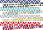 Barker Creek Double-Sided Border Set, 35" x 3", Chevron, 4 designs, 48/Set (BCP3530)