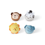 Melissa & Doug Rollables Safari Friends Infant and Toddler Toy, 4 Pieces (30733)