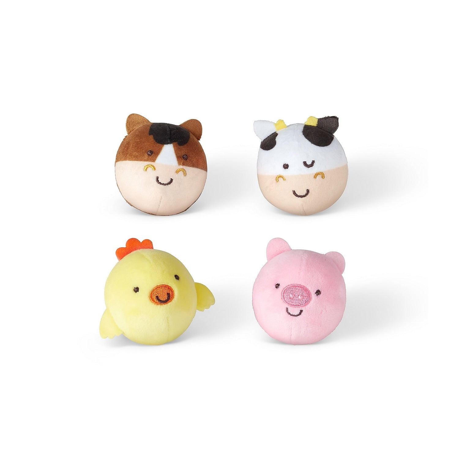 Melissa & Doug Rollables Farm Friends Infant and Toddler Toy, 4 Pieces (30734)