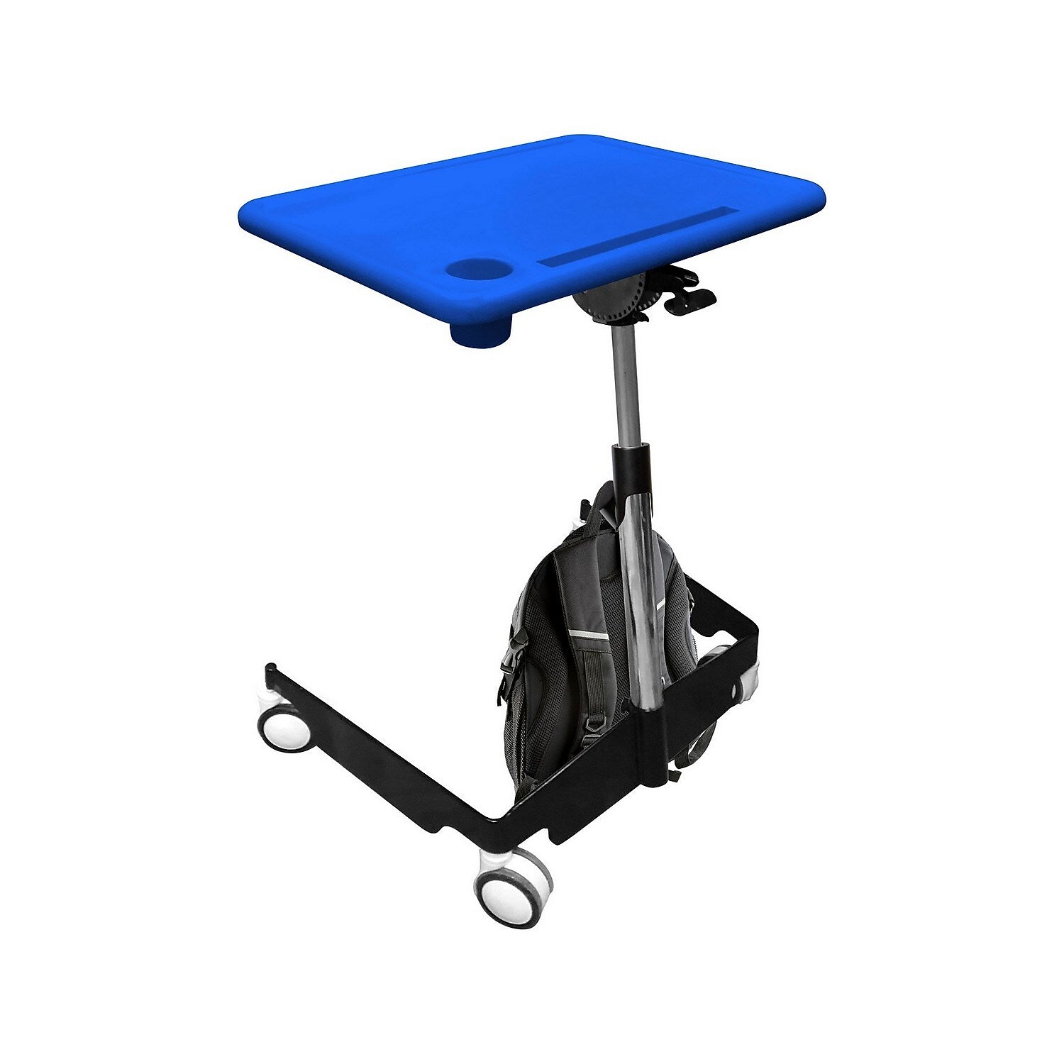 Kore Design Kids Sit-Stand Mobile Student Desk, Adjustable 31-38", Blue